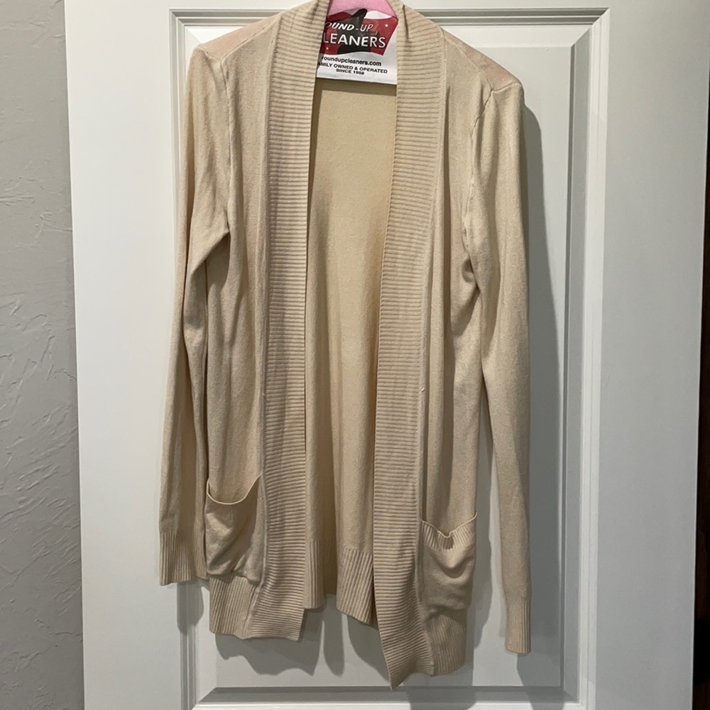 Tan light weight cardigan